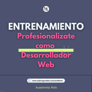 Entrenamiento “Profesionalízate como Diseñador Web”